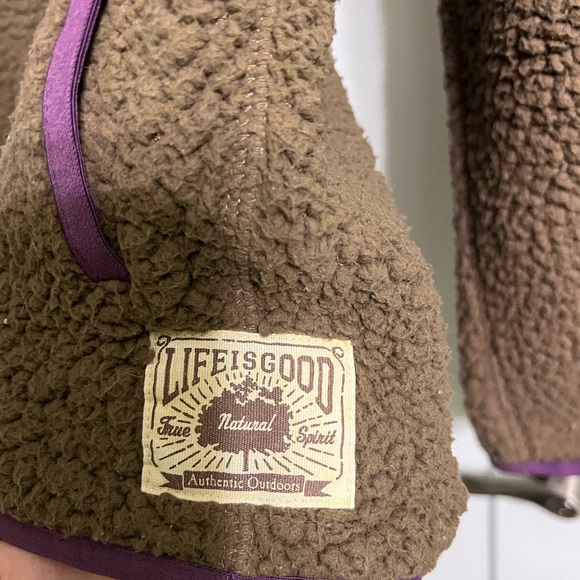 Women’s Life is Good Relaxed fit Sherpa XS - Picture 5 of 5